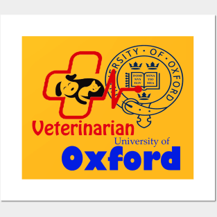 veterinarian from oxford university Posters and Art